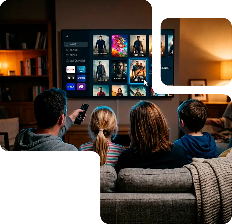 Streaming platforms included with 8Kontv IPTV subscription